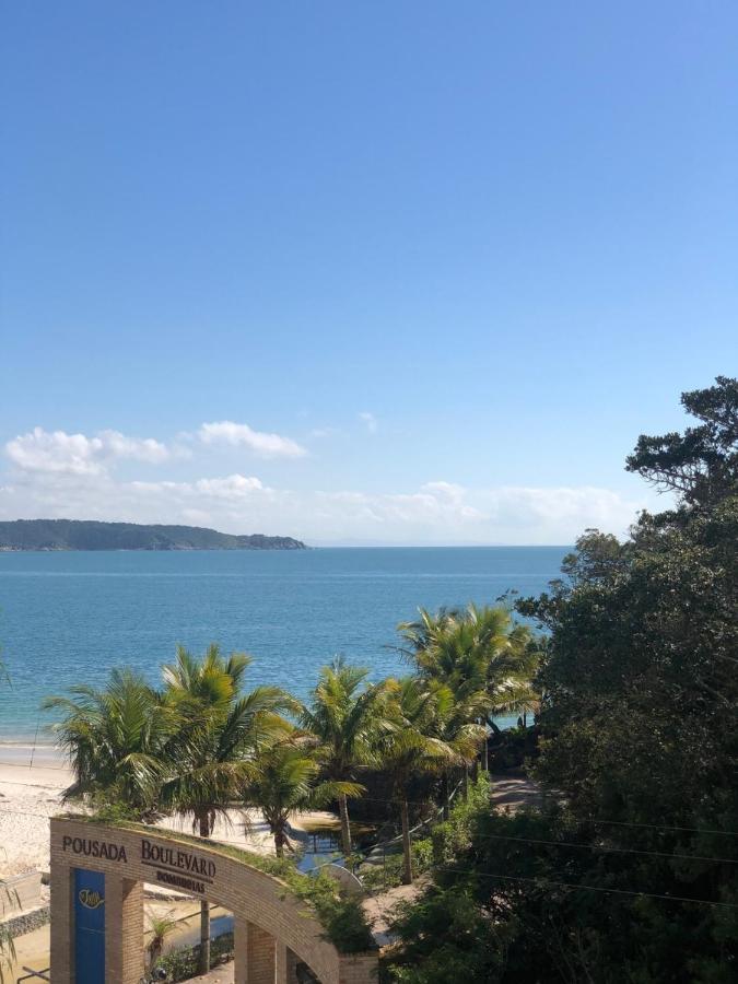 Apartamento Frente Mar Com 02 Suites ボンビーニャス エクステリア 写真